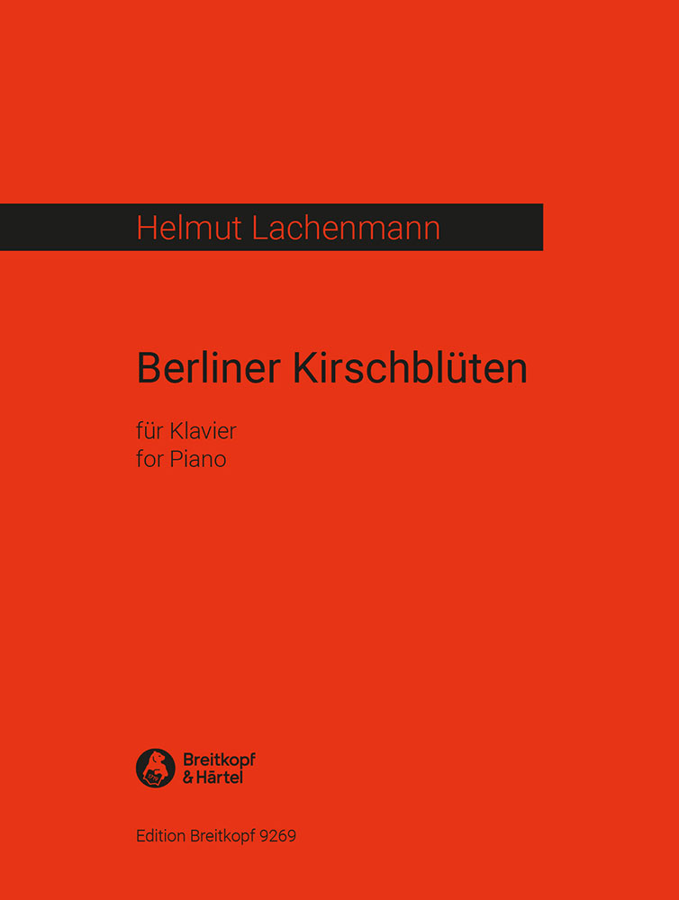 Vorderes Coverbild Berliner Kirschblüten für Klavier (2016/17)