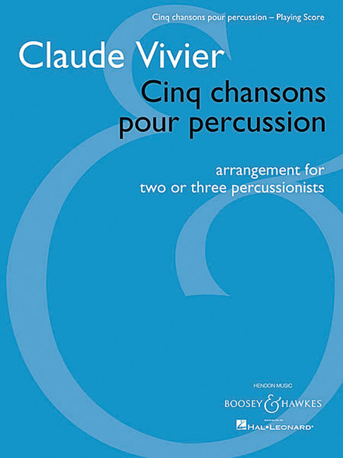 Vorderes Coverbild Cinq chansons pour percussion (1980)