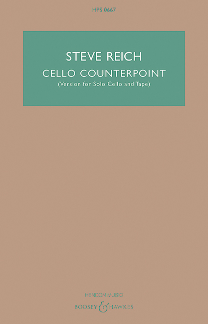 Vorderes Coverbild Cello Counterpoint (2003)
