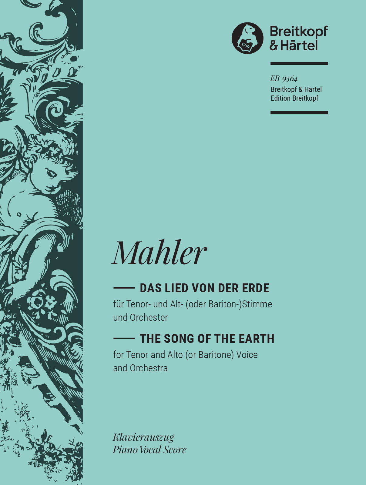Vorderes Coverbild Das Lied von der Erde für Tenor und Alt- (oder Bariton-)Stimme und Orchester