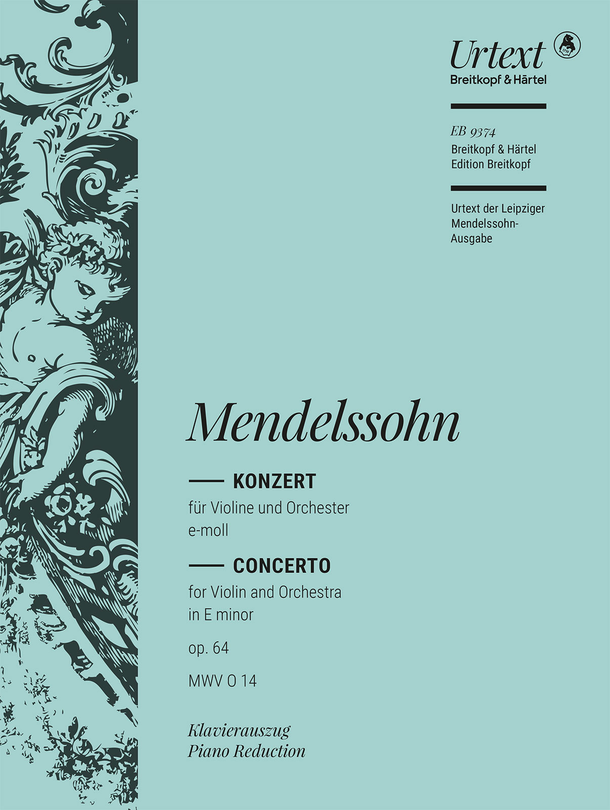 Vorderes Coverbild Konzert für Violine und Orchester e-moll op. 64 MWV O 14