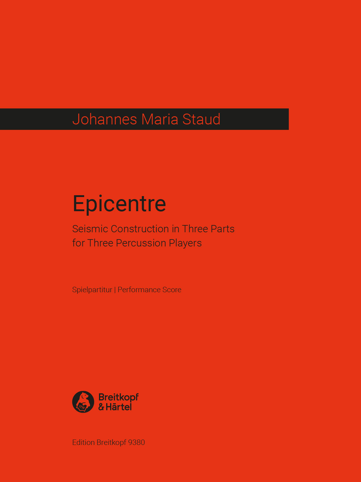 Vorderes Coverbild Epicentre (2019/20)
