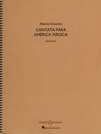 Vorderes Coverbild Cantata para America Magica op. 27