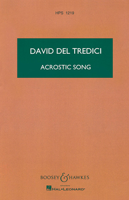 Vorderes Coverbild Acrostic Song (1987)