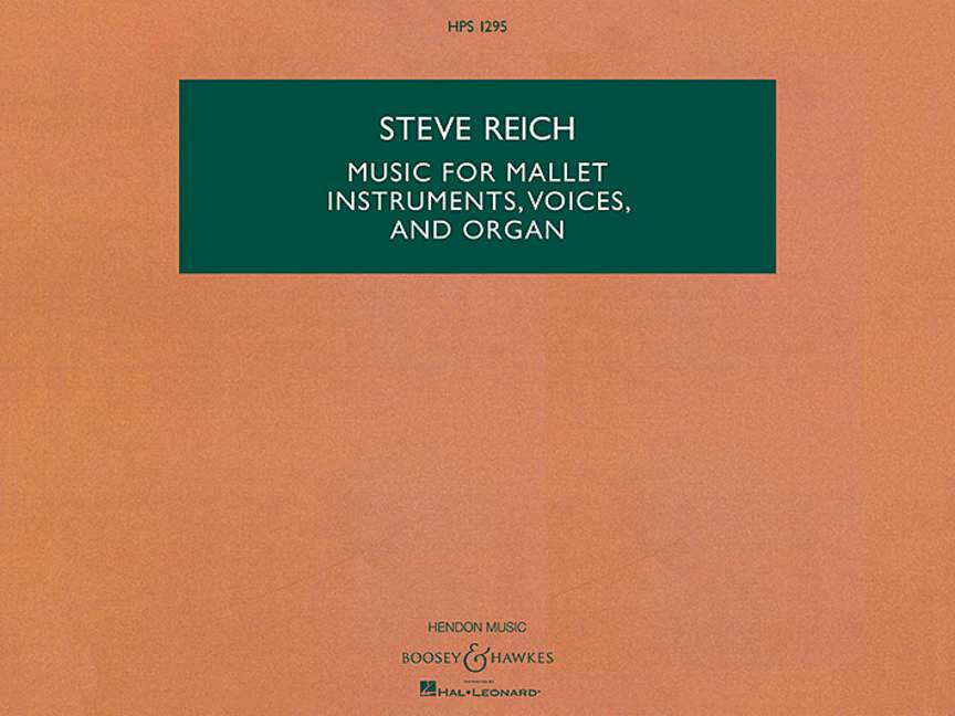 Vorderes Coverbild Music for Mallet Instruments, Voices and Organ (1973)