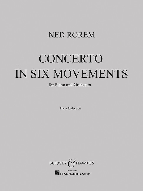 Vorderes Coverbild Concerto in Six Movements (1969 - 1970)