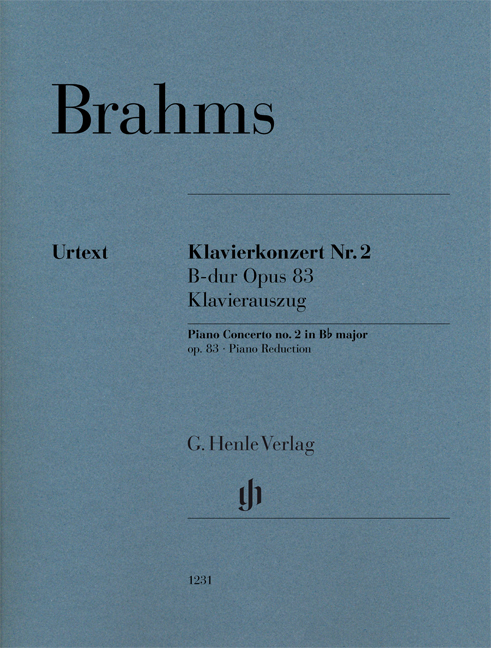 Vorderes Coverbild Klavierkonzert Nr. 2 B-dur op. 83