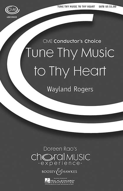 Vorderes Coverbild Tune thy music to thy heart