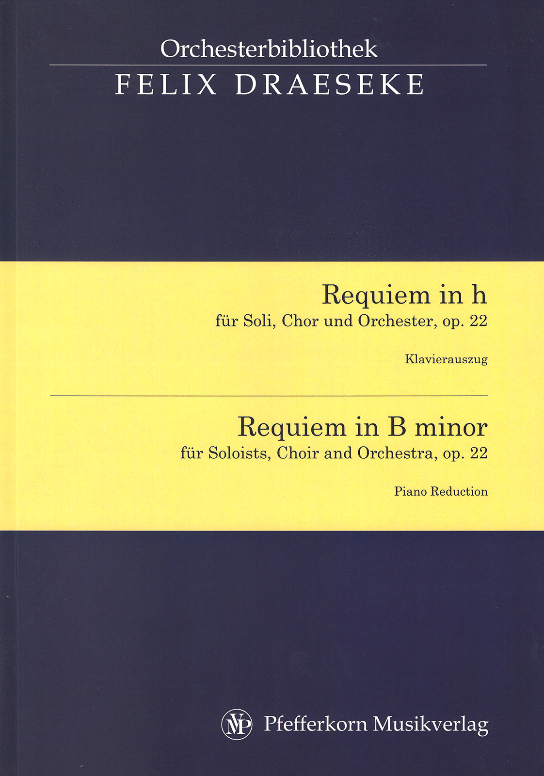 Vorderes Coverbild Requiem in h  op. 22