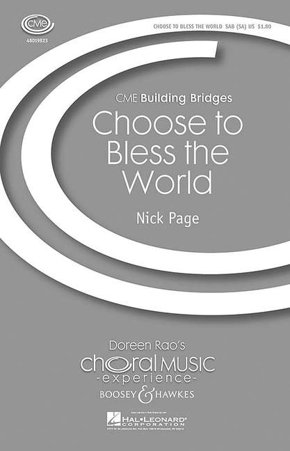 Vorderes Coverbild Choose to Bless the World