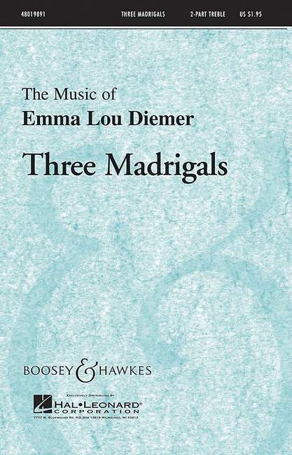 Vorderes Coverbild Three Madrigals