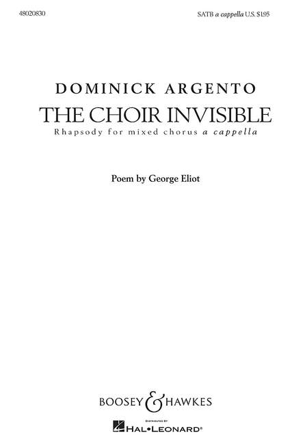 Vorderes Coverbild The Choir Invisible