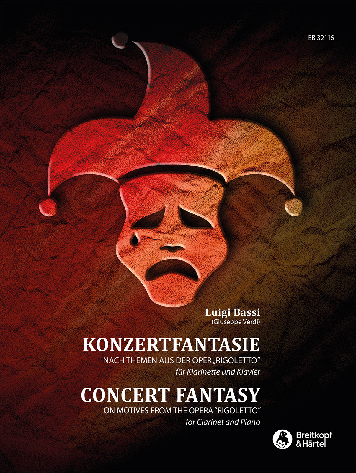 Vorderes Coverbild Konzertfantasie Klarinette und Klavier