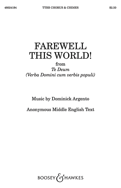 Vorderes Coverbild Farewell This World!