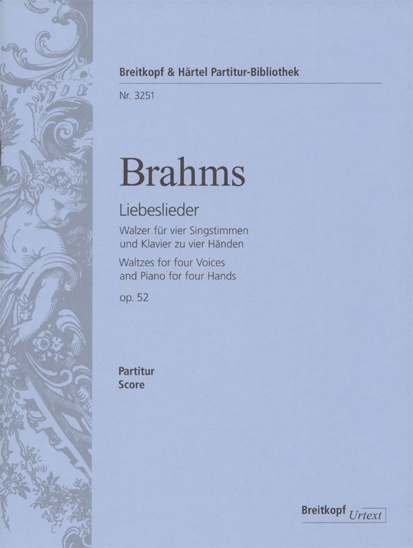 Vorderes Coverbild Liebeslieder op. 52