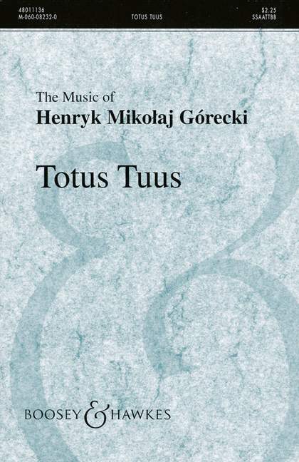 Vorderes Coverbild Totus Tuus op. 60 (1987)