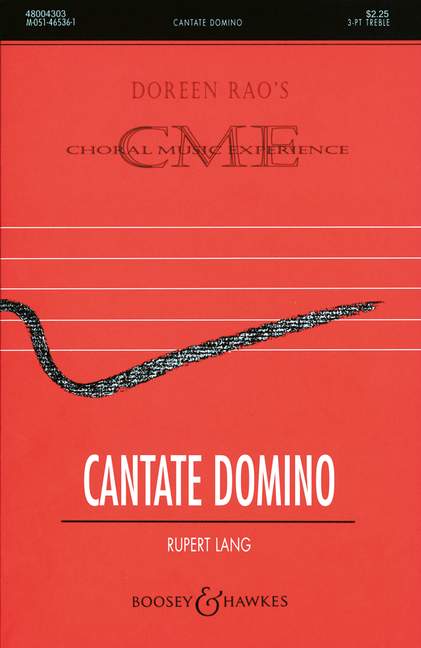 Vorderes Coverbild Cantate Domino