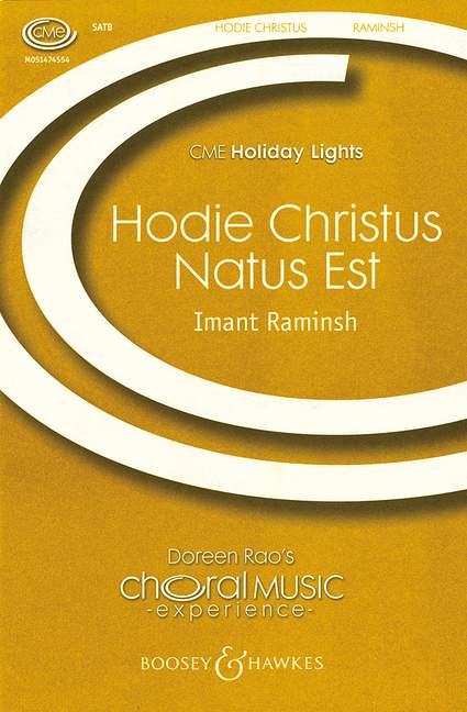 Vorderes Coverbild Hodie Christus natus est