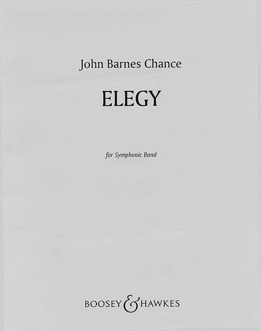 Vorderes Coverbild Elegy