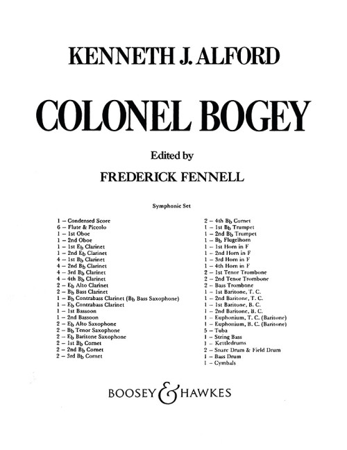 Vorderes Coverbild Colonel Bogey