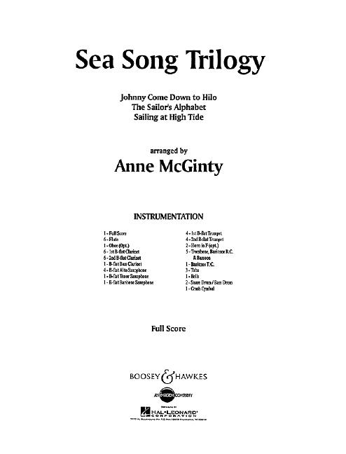 Vorderes Coverbild Sea Song Trilogy