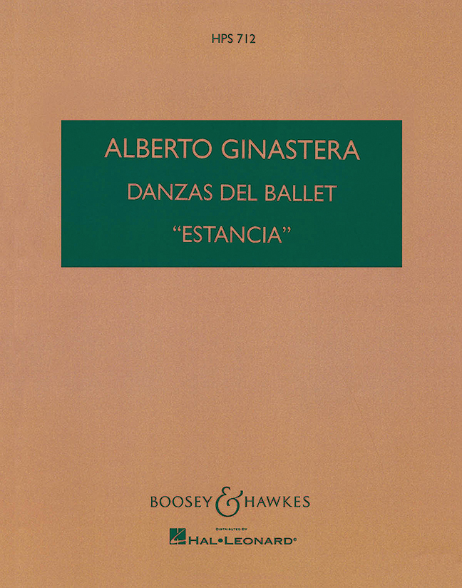Vorderes Coverbild Vier Tänze aus dem Ballett "Estancia" op. 8a (1941)