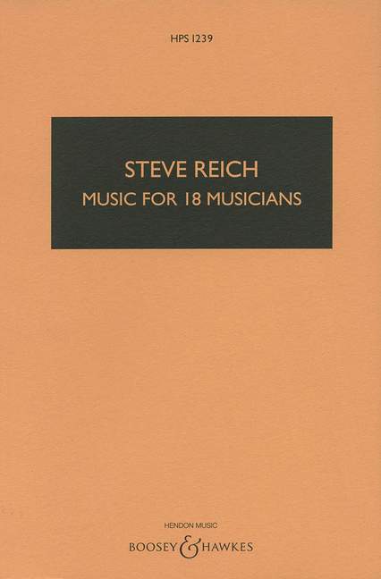 Vorderes Coverbild Music for 18 Musicians (1974 - 1976)