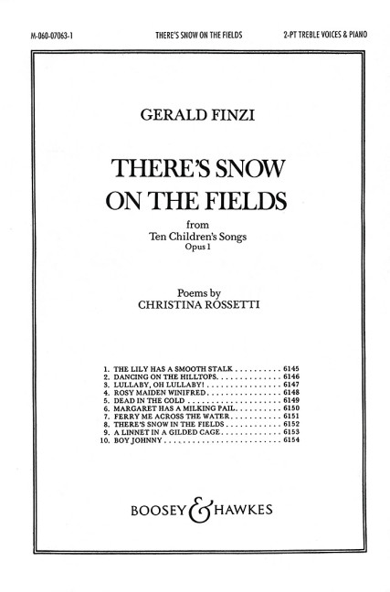 Vorderes Coverbild Ten Chrildren's Songs op. 1/8