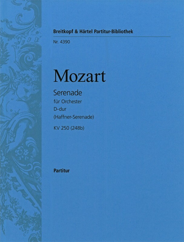 Vorderes Coverbild Serenade D-dur KV 250 (248b) "Haffner-Serenade"