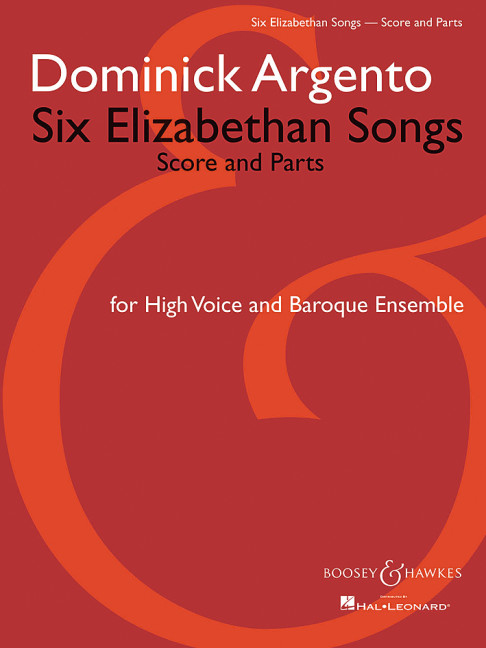 Anderes Coverbild Six Elizabethan Songs
