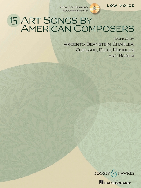 Vorderes Coverbild 15 Art Songs by American Composers