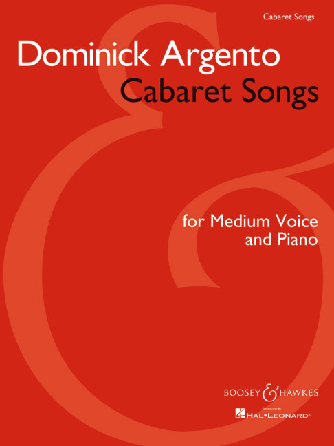 Vorderes Coverbild Cabaret Songs