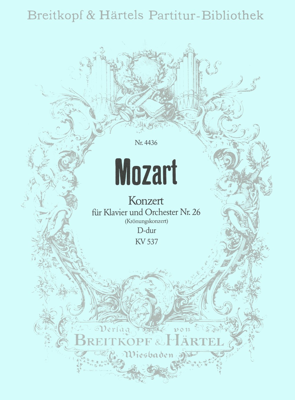 Vorderes Coverbild Klavierkonzert 26 D-dur KV 537
