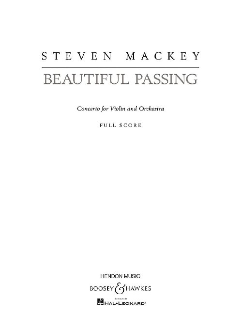 Vorderes Coverbild Beautiful Passing