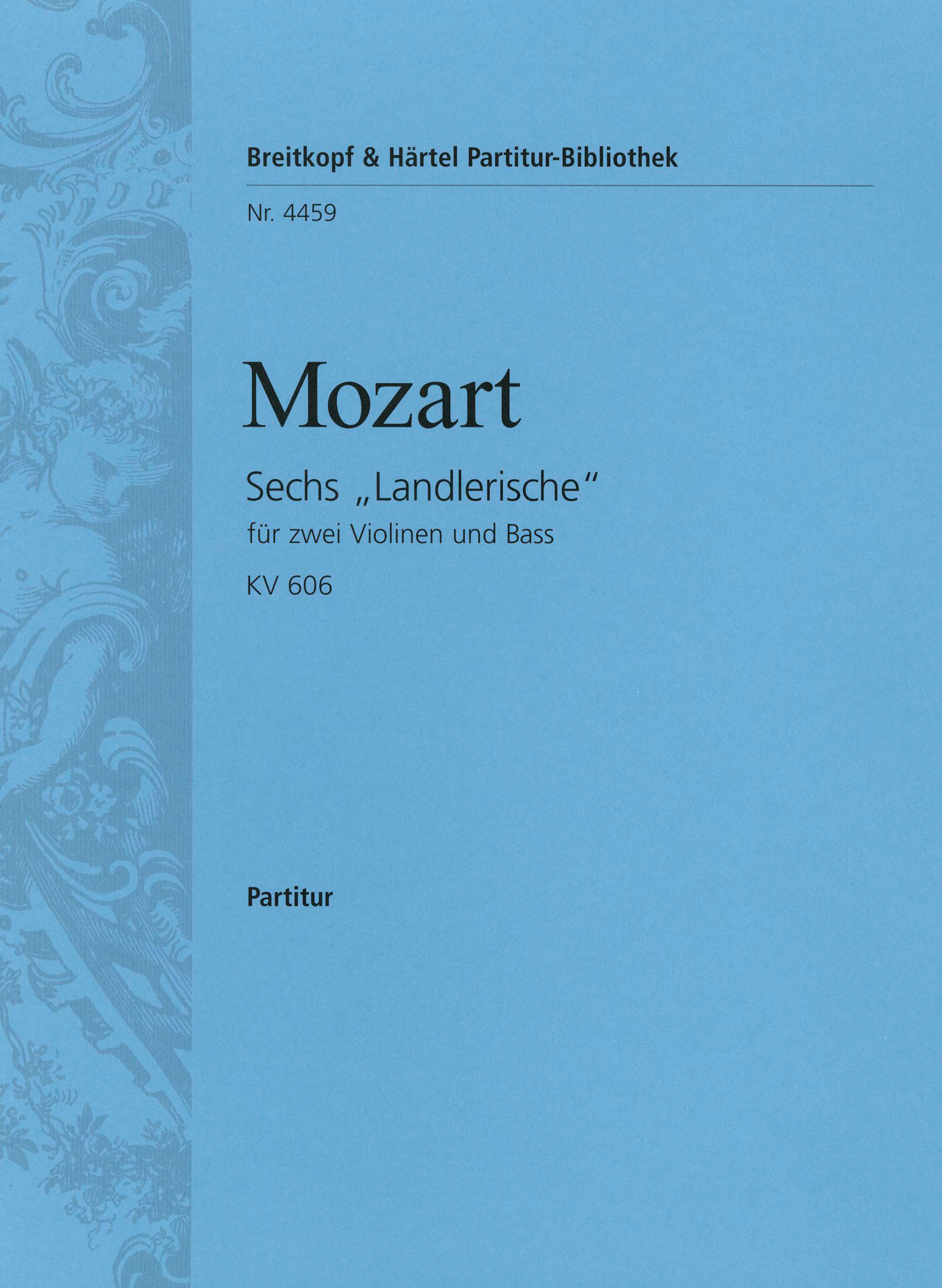 Vorderes Coverbild Sechs "Landlerische" KV 606