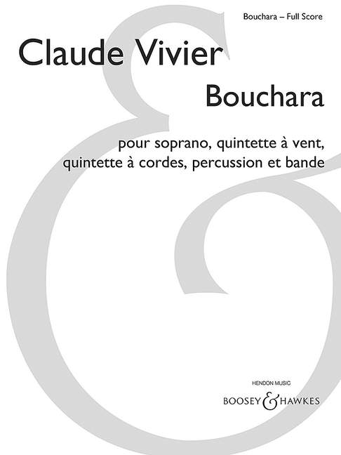 Vorderes Coverbild Bouchara pour soprano, quintette à vent, quintette à cordes, percussion et bande (1981)