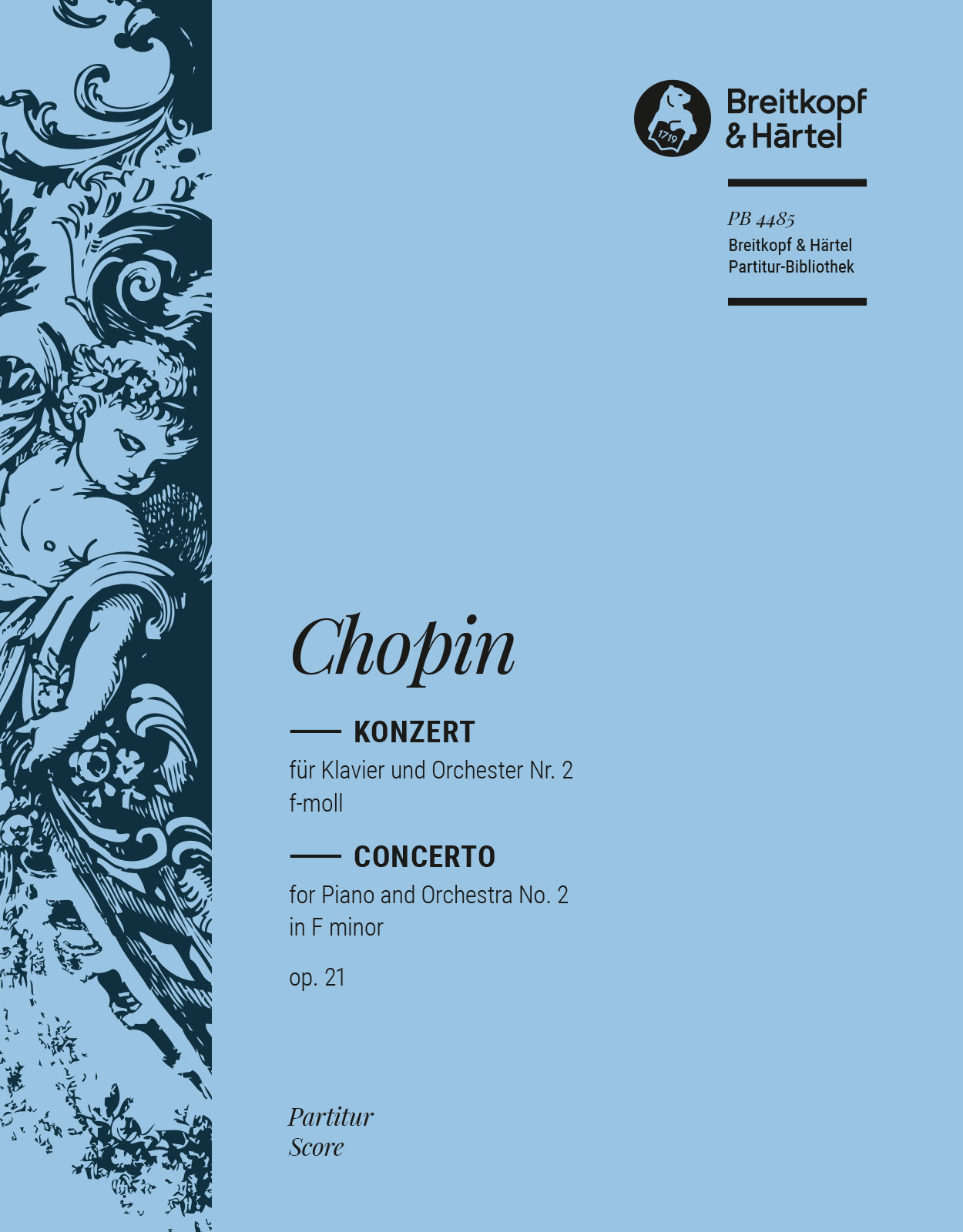 Vorderes Coverbild Konzert für Klavier und Orchester Nr. 2 f-Moll op. 21