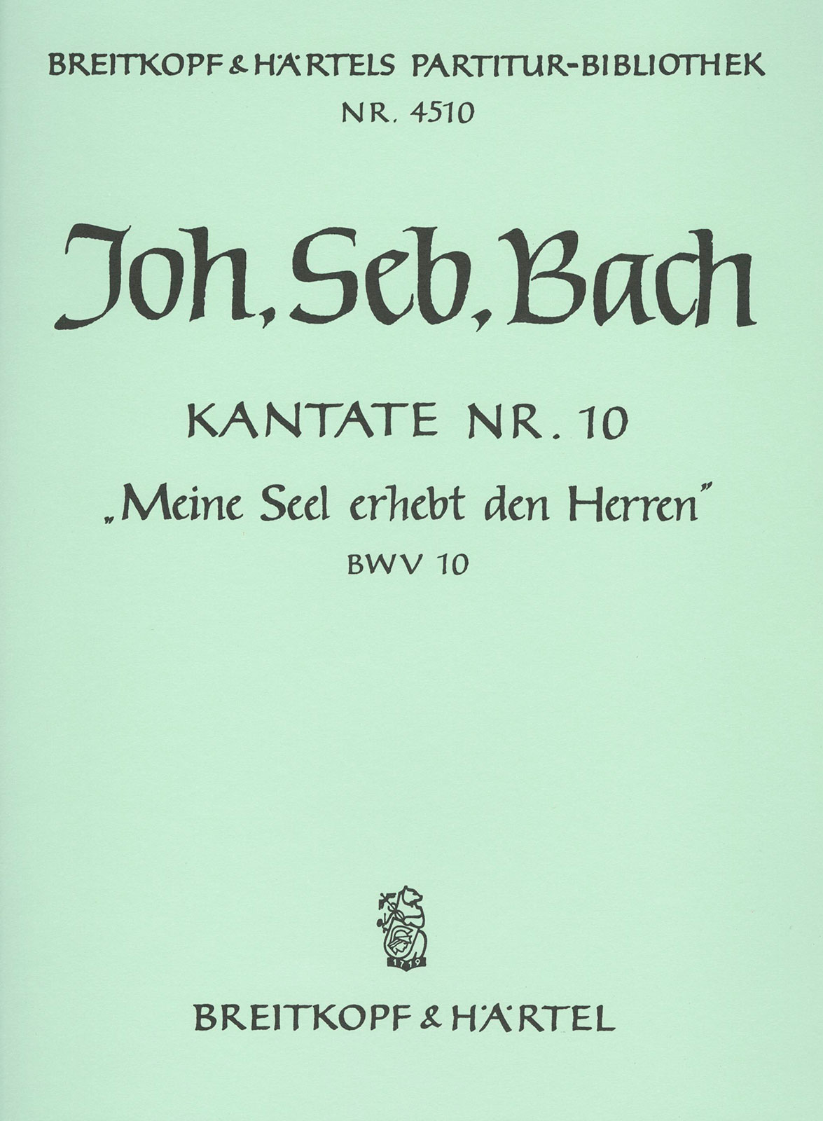 Anderes Coverbild Kantate BWV 10 "Meine Seel erhebt den Herren"