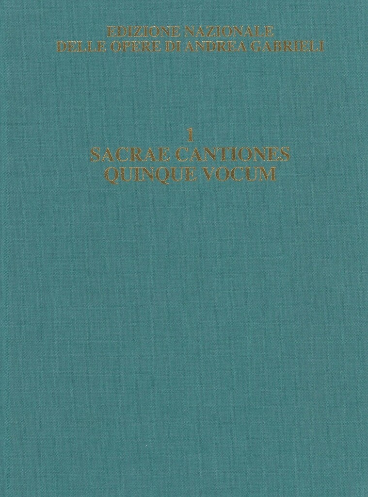 Anderes Coverbild Sacrae cantiones quinque vocum. Liber primus