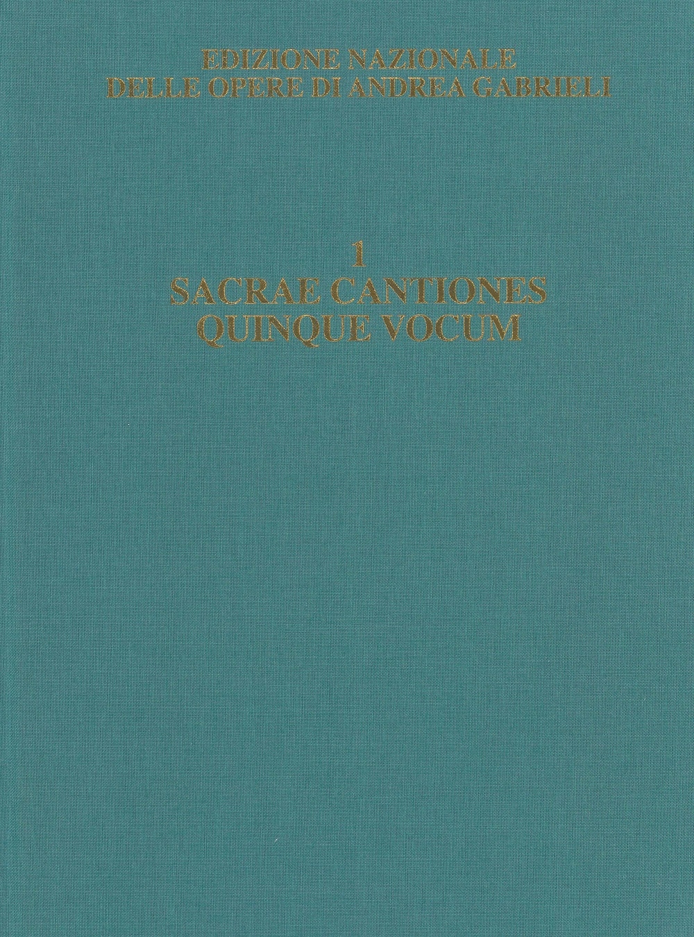 Anderes Coverbild Sacrae cantiones quinque vocum. Liber primus