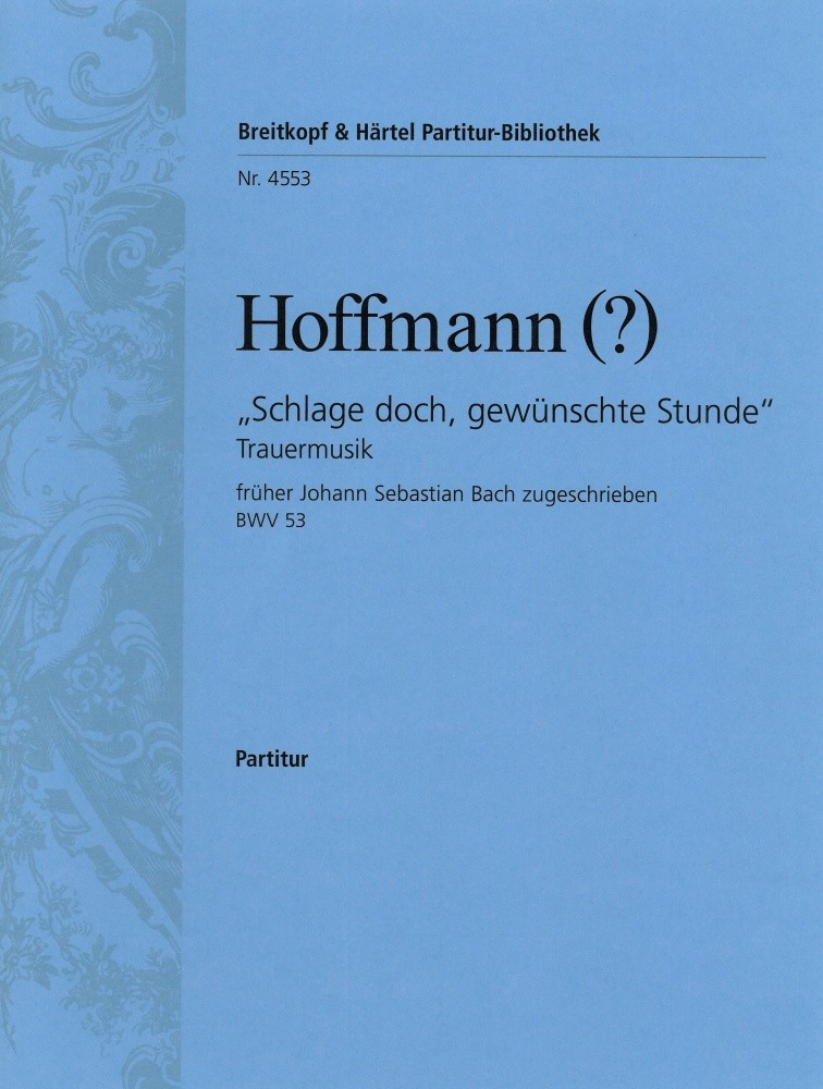 Vorderes Coverbild „Schlage doch, gewünschte Stunde“ BWV 53