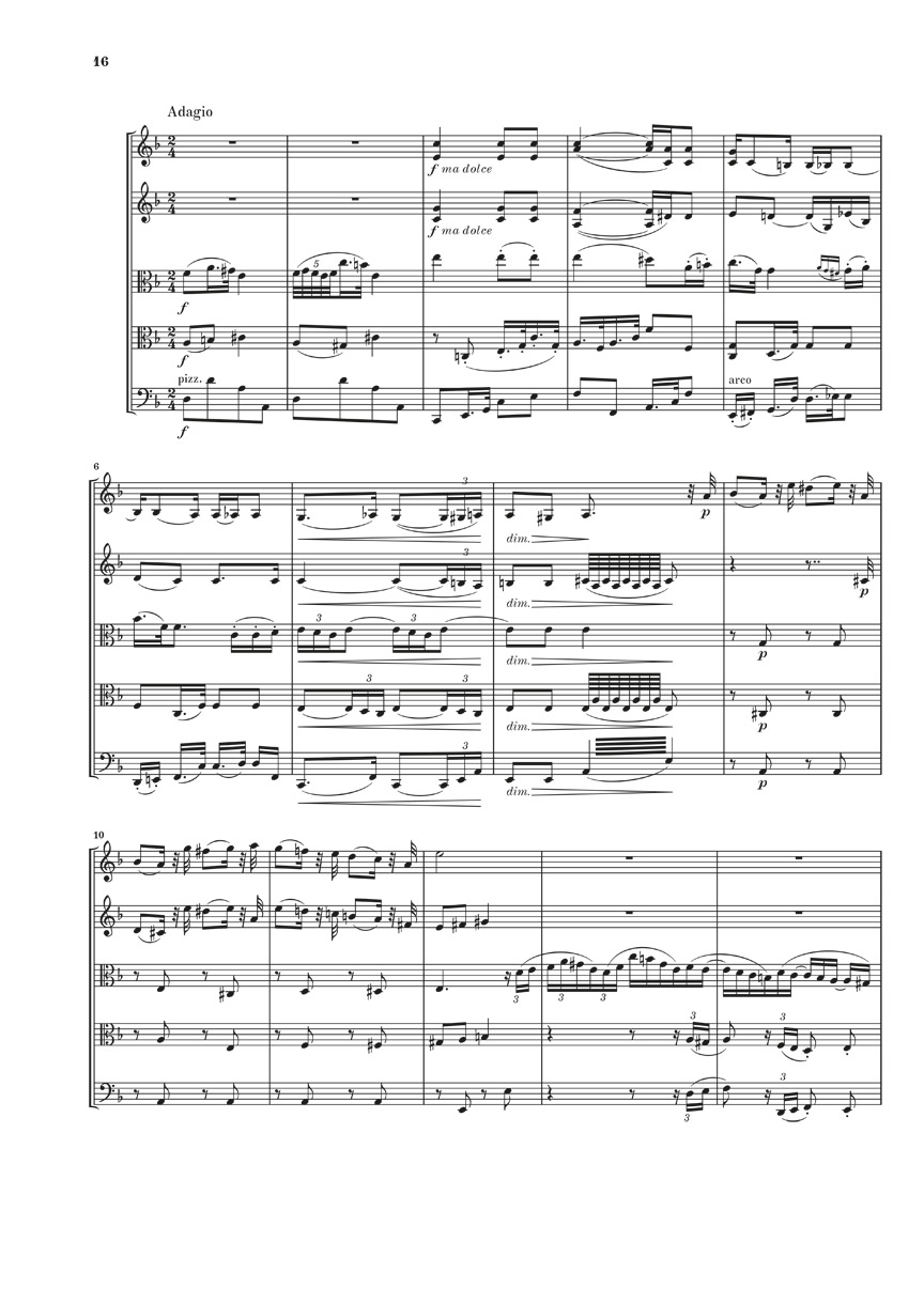 Anderes Coverbild Streichquintett Nr. 2 G-dur op. 111