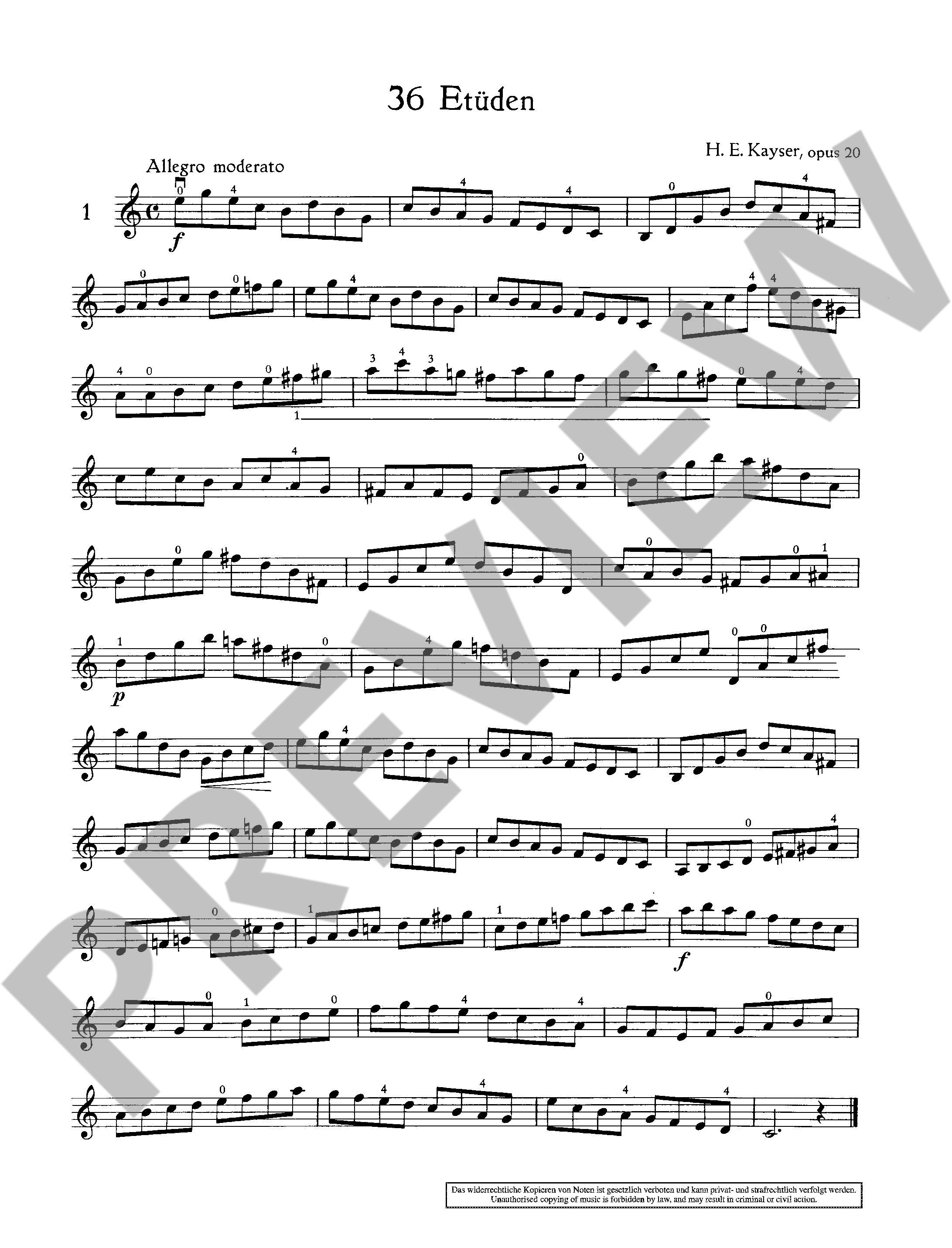 Anderes Coverbild 36 Etüden op 20