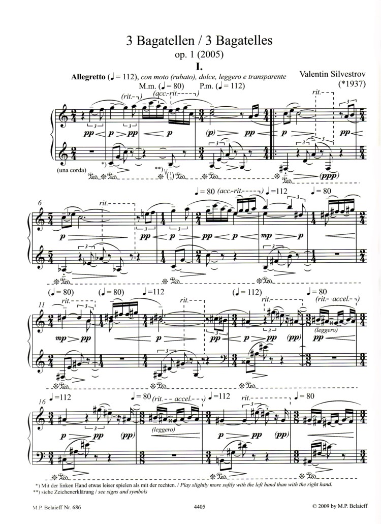 Anderes Coverbild Bagatellen op. 1 - 5