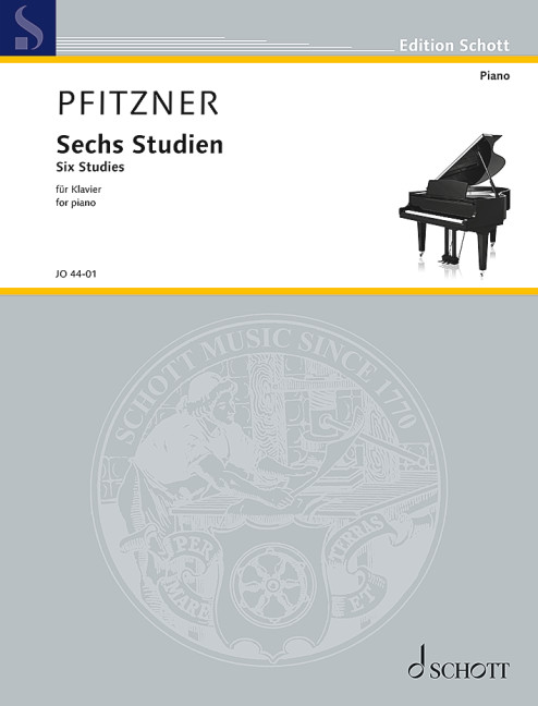 Vorderes Coverbild Sechs Studien für das Pianoforte op. 51 (1942)
