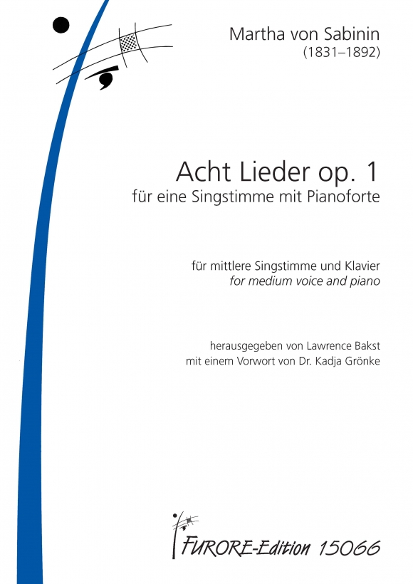 Anderes Coverbild Acht Lieder op. 1 (1855)
