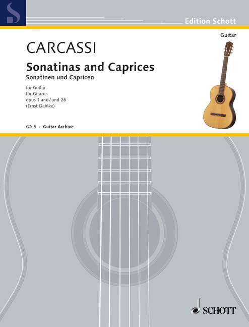 Vorderes Coverbild Drei Sonatinen / Sechs Capricen (Urtext) op. 1 und 26