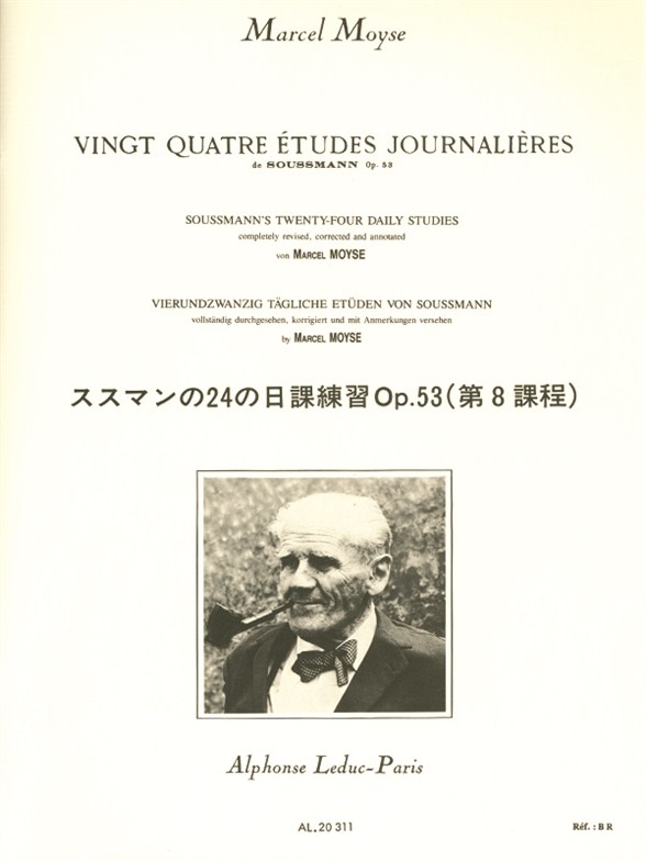 Vorderes Coverbild 24 Etudes journalieres de Soussmann op 53