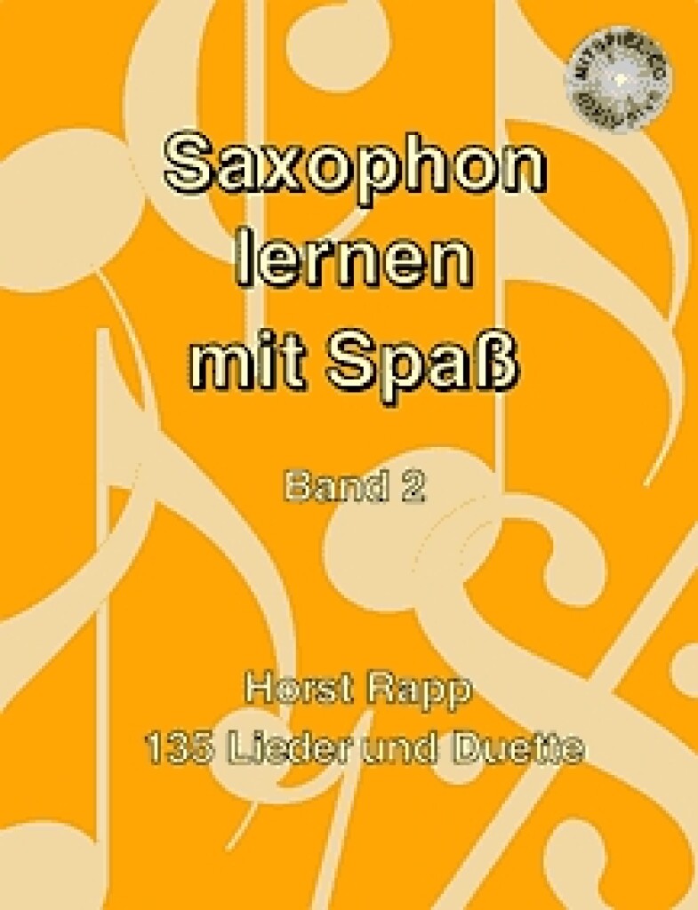 Vorderes Coverbild Saxophon lernen mit Spaß Band 2