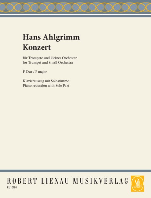 Vorderes Coverbild Konzert F-Dur